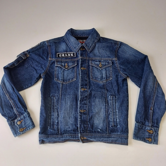 Crank Couture Disciplez Crank Busters Jean Jacket - Picture 2 of 15